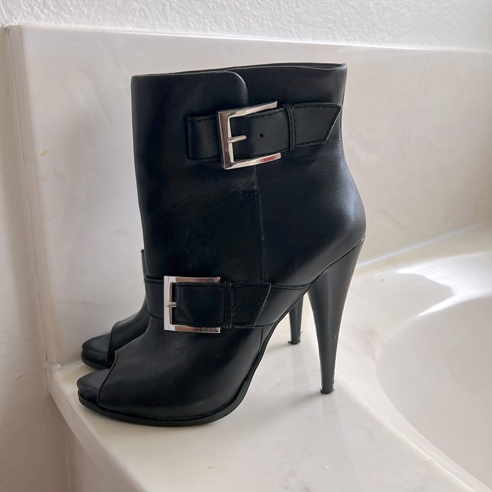 Jessica Simpson open toe ankle booties